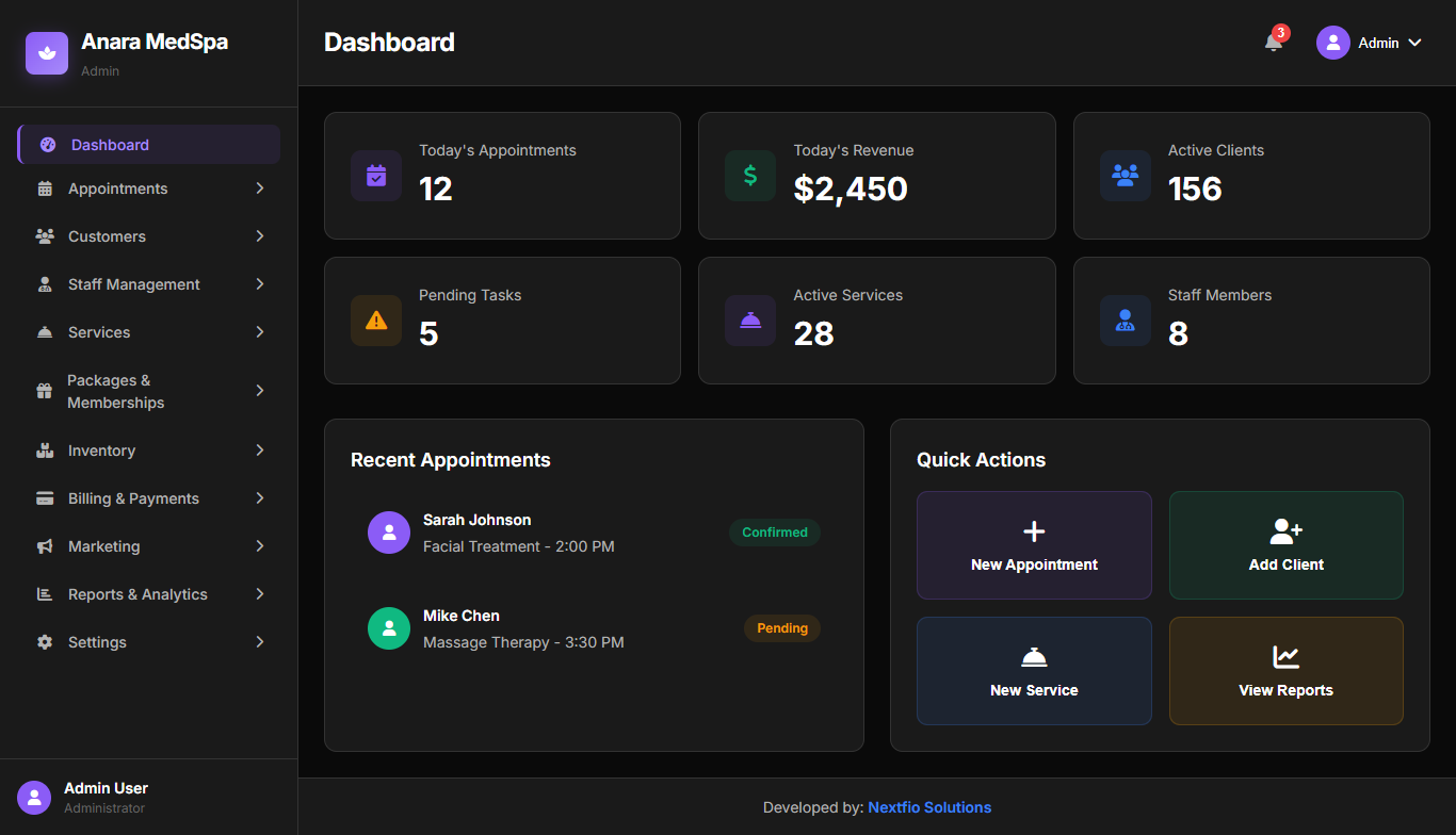 MedicalSpa Management Software